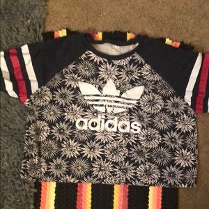 Adidas girls crop top size S